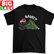 Cat Christmas shirt funny cat Christmas grumpy cat lover shirt Gift family D2022 picture