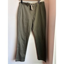 J.Crew 770 Straight Fit Stretch Chino Pants Olive Green 32x32 NWT picture