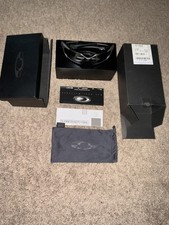 OAKLEY PIT BOSS 1 MATTE BLACK IRIDIUM POLARIZED TITANIUM SUNGLASSES ELITE picture