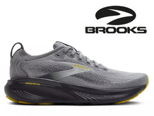 Men's Brooks Adrenaline GTS 25 Road Running Shoes Grey Wide, No Import Fee picture