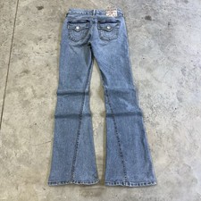 Vintage 2000s Y2K True Religion Joey Flare Boot Cut Jeans Womens Size 25 Grunge picture