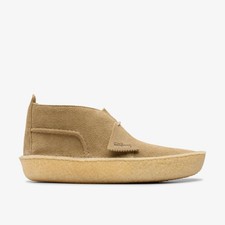 Clarks Originals Men's Desert Rain Dark Sand Suede 26180625 picture