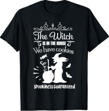 Halloween Funny - The Witch Is In The House T-Shirt picture