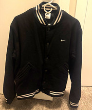 Nike Men's Black Varsity Jacket Size M picture