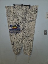 Vintage Splatter Paint Pants Adjustable 80s 90s Hammer One Size Fits All  picture