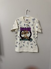 Vintage 90s Disney The Lion King Timon AOP Bug T-Shirt NWT Kids Size 4/7 Rare picture