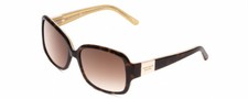 KATE SPADE LULU Women's Sunglasses Tortoise Havana/Off-White/Gold Sparkles 55 mm picture