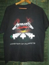 METALLICA Vtg late 1990s or y2k Master of Puppets T shirt Band Men Large picture