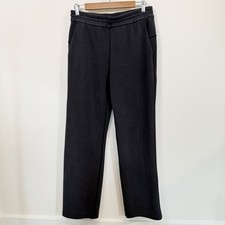 Lululemon Pants Womens 8 Black Softstreme High Rise Pockets Casual Wide Leg picture