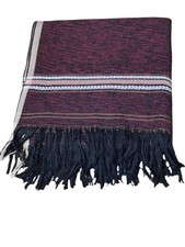 AFGHAN WOOL PATOO SHAWL - Men's Indian Kullu Wrap, Thick & Warm Blanket, Dhussa picture