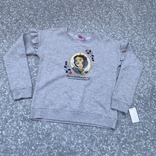 Disneys Cinderella Evil Queen Holgraphic Crew SweatShirt Girls XL picture