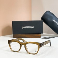 Chrome Hearts Cuntvoluted Square Eyeglasses Olive Clear Lens 49-23-147 New Case picture
