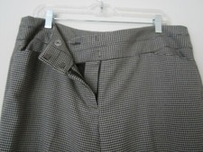 NEW NWT Ann Taylor Loft Original Trouser Pant Size 12 Women Black Gray Twill $79 picture