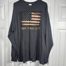 Delta Pro Weight Men's Long Sleeve T-Shirt with Vintage USA picture