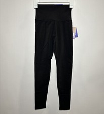 Women's High-Rise Patterned Seamless 7/8 Leggings - JoyLab Black M picture