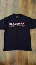 BLACKPINK DEADLINE World Tour 2025 2026 Official Concert T-Shirt Black Size L picture