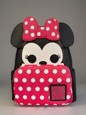 NWT Disney Funko POP Pink Minnie Mouse Loungefly Mini Backpack Hard Tag Cosplay picture