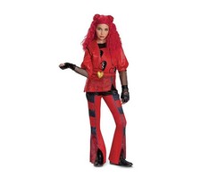 Disney Descendants 4 Kids Princess Red Deluxe Halloween Costume 7-8 Medium picture