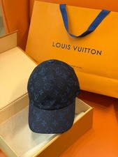 LLouisV - Monogram Baseball Cap - Navy Blue - NEW picture
