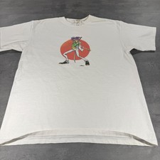 Vintage Gorillaz Noodle T Shirt Large White USA Anime Cartoon Art Graphic Japan picture