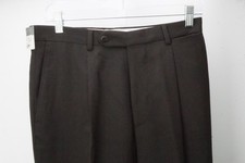 Burberry London Brown Wool Dress Pants Trousers 46 EU Brand NEW picture