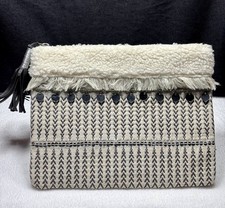 Mossimo Womens Clutch-Silver Sequin picture