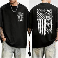 Howitzer Style Men's T-Shirt PEOPLE FLAG SPRAY Military Grunt MFG picture