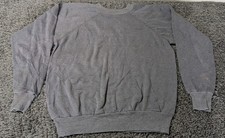 Vintage Pannill Sweatshirt Men's L Gray Long Sleeve 1980s picture