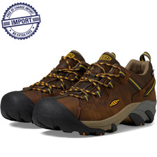 KEEN MEN'S Targhee II Waterproof Leather Cascade Brown/Golden Yellow, D - Medium picture