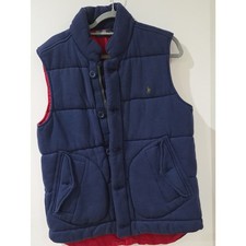 Polo by Ralph Lauren Navy Quilted Puffer Vest with Red Lining picture