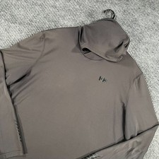 Helly Hansen Pullover Shirt Mens XL Extra Large Gray Long Sleeve Hooded picture