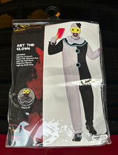 Spirit Terrifier Art the Clown Light-Up Jumpsuit Costume One Size Black/White picture