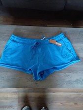 SKIMS French Terry Raw Edge Short Size Medium In Cerulean NWT picture