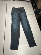 Icon Jeans Women’s 2 MH 1000 Cordura Stretch Denim Padded Motorcycle Bike  26x29 picture