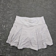 Lululemon Skort Womens 2 Tall Gray Athletic Running Tennis Built In Shorts Lined picture