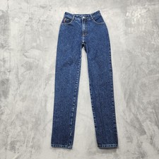 Vintage Bongo Jeans Womens 3-XL Juniors Blue High Rise Straight USA Stonewash picture