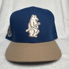 New Era Chicago Cubs 59Fifty 7 3/8 Fitted Hat Blue, 1908 World Series Edition picture