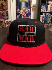 WWF Raw Is War War Zone Christmas Snapback Hat WWE picture