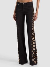 alice olivia ROXIE GROMMET JEAN $ 795 Size 31 picture