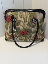 Brighton Ladybug Alyssa Tapestry Satchel/Weekender Bag/Tote XL 🐞🐞🐞 picture