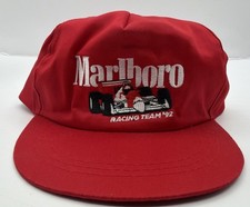 Vintage Marlboro Racing Team '92 Snapback Hat; New No Box Collectible picture