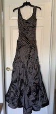Stunning 1990s Vintage Nicole Miller Mermaid Evening Gown Size 6 picture
