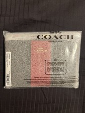 Coach Zip Pouch / Wristlet – New & Sealed – Grey Black picture