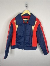 Vintage Experts Club White Stag Ski Jacket Mens 44 NWT Colorblock 80s Deadstock picture