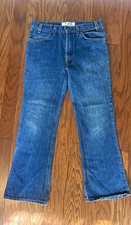 Vintage Levi’s Orange Tab Men’s Wash Blue Bootcut Jeans 30x28 picture