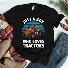 Cool Tractor For Boys Kids Toddler Farmtruck Farmer Driver T-Shirt, Size S-5XL picture