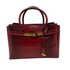Guess Red Faux Animal Embossed Shoulder Bag picture