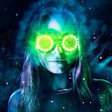 GloFX LED Pixel Pro Goggles [350+ Epic Modes] - Programmable Rechargeable Light  picture