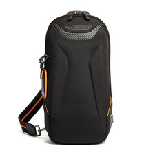 New Tumi x McLaren Torque Sling Bag, Retail $650, Black Carbon Fiber, 1389631041 picture