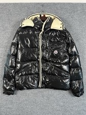 Moncler Branson Down Puffer Jacket Size 1 Designer 2000s Classic Grail Black picture